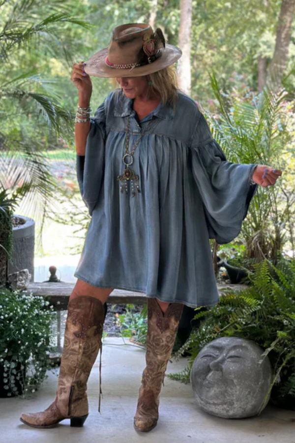 PLEATED TOGETHER TUNIC