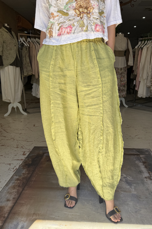 ORIGAMI PANTS - PEAR