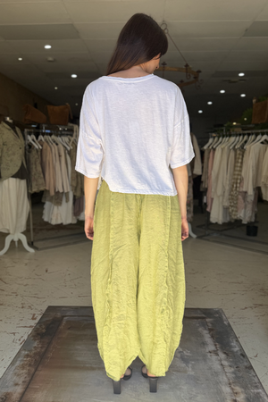ORIGAMI PANTS - PEAR