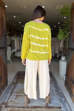 AGNES TEE TIE DYE - PEAR STRIPE