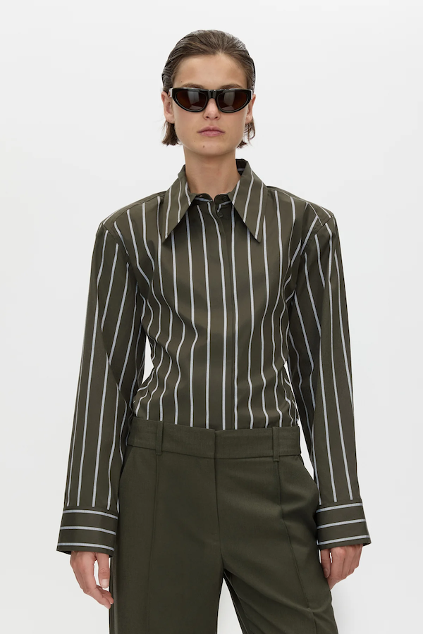 TARN FITTED STRIPE SHIRT