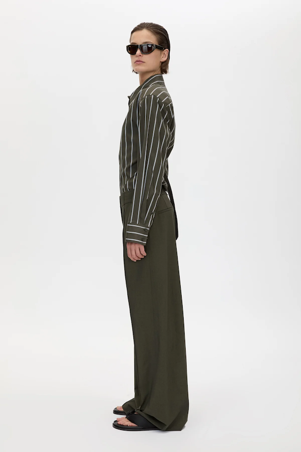 TARN FITTED STRIPE SHIRT