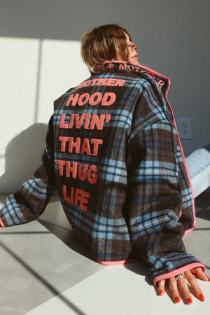 MOTHERHOOD THUG LIFE SHORTY COAT - PINK