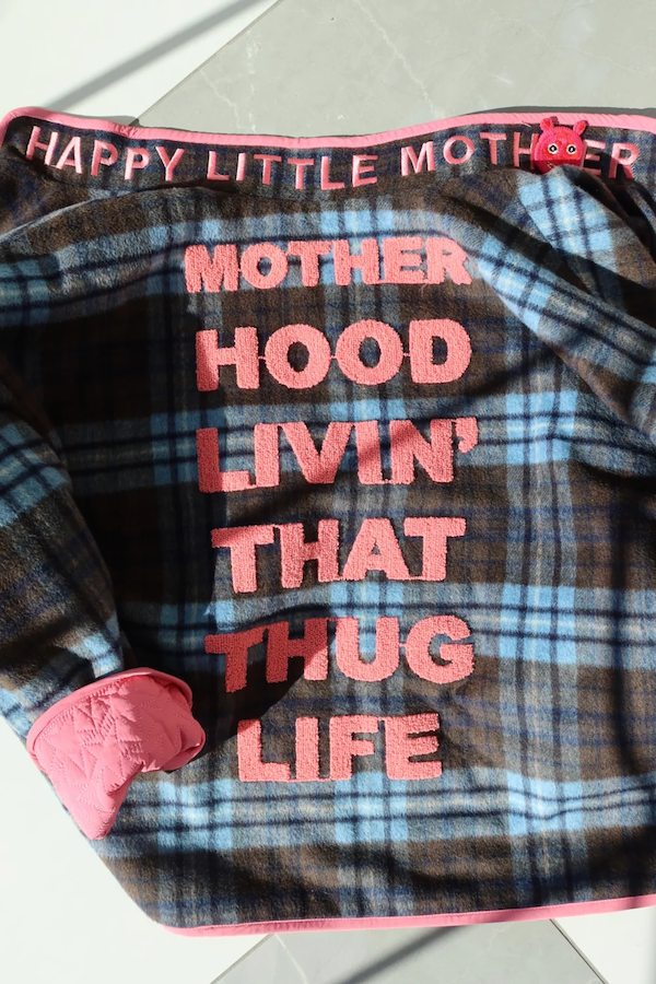 MOTHERHOOD THUG LIFE SHORTY COAT - PINK