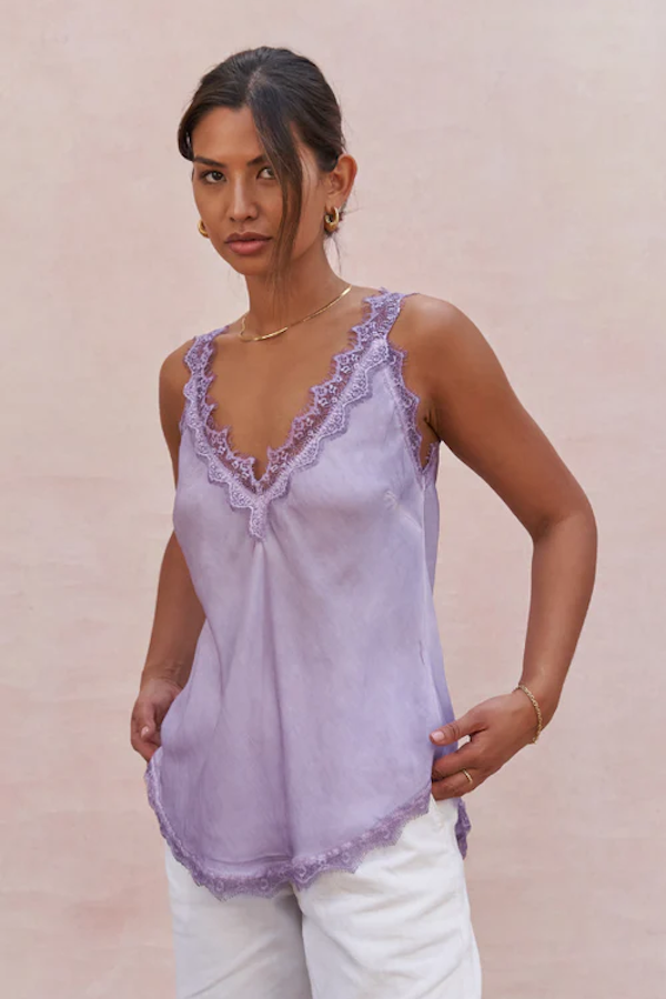 SOLANGE CAMISOLE - SOFT LAVENDER