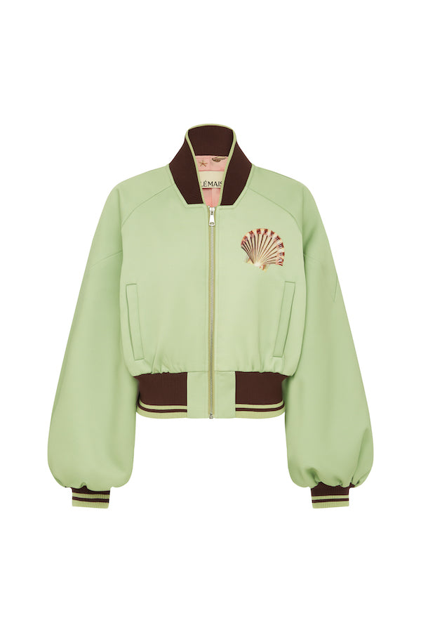 OPAL MINT BOMBER JACKET