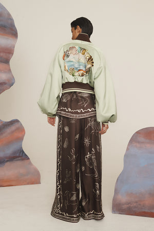 OPAL MINT BOMBER JACKET