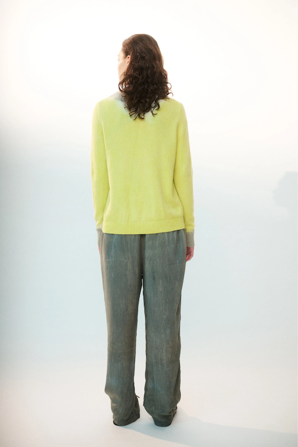 RELAXED SILK PANTS - SLATE