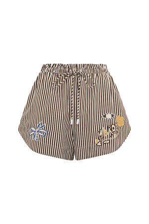 SIROCCO EMBROIDERED SHORT