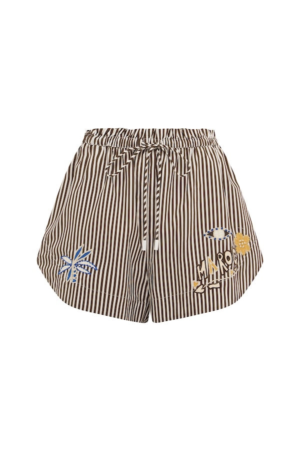SIROCCO EMBROIDERED SHORT