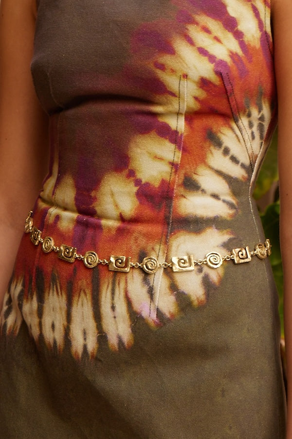 MARILYN DENIM MINI DRESS