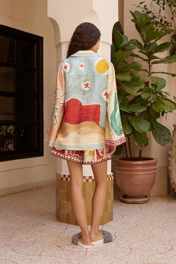 MICHELLE SILK SHIRT