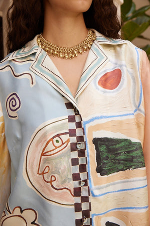 MICHELLE SILK SHIRT