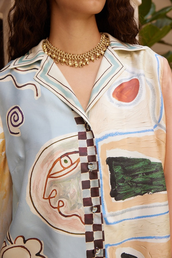 MICHELLE SILK SHIRT