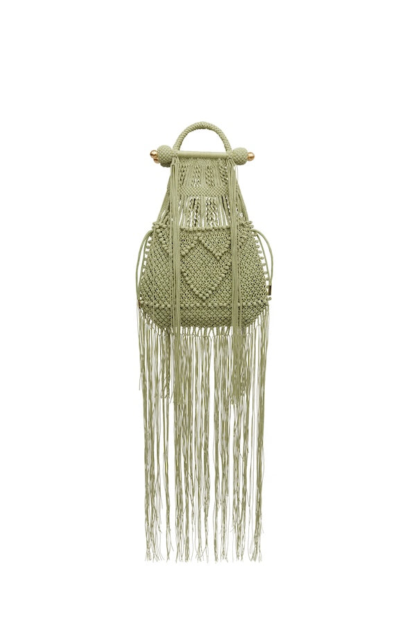 MACRAME FRINGE BAG
