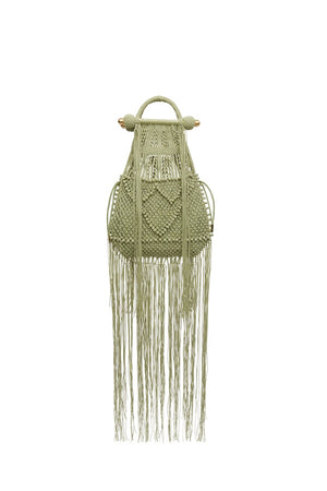 MACRAME FRINGE BAG