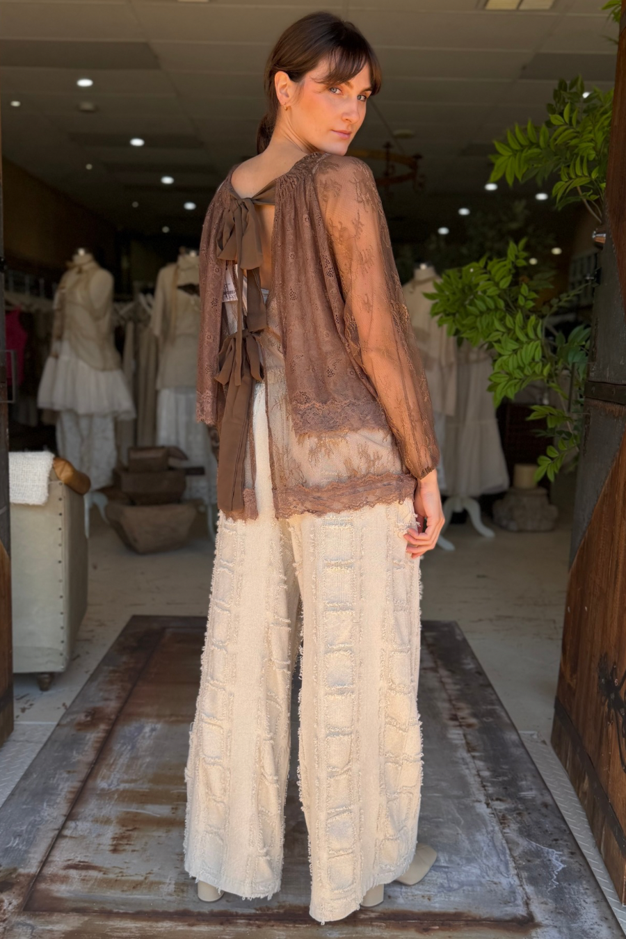 STARDUST LOVE COVERLET - CHOCOLATE