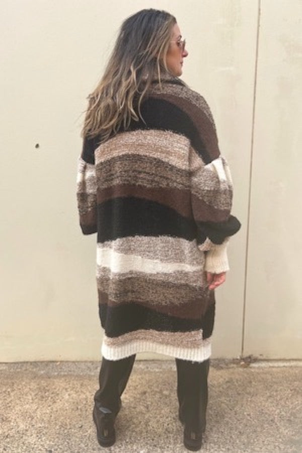 MESH KNIT BALLOON SLEEVE