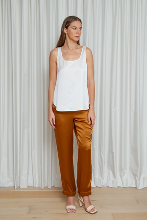 COMFORT PANT - RUST