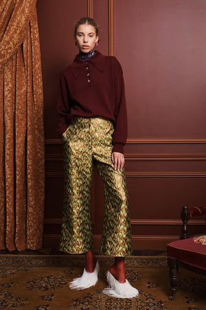 CLAUDIA PLUM KNIT POLO