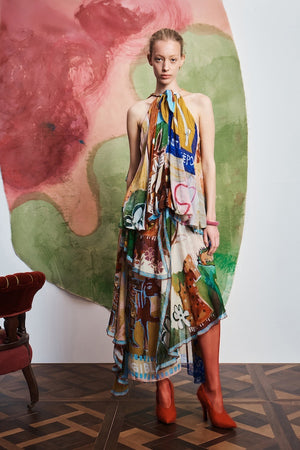 MLAK HALTER GOWN