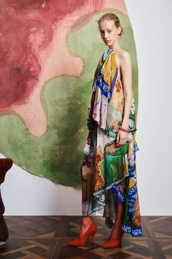 MLAK HALTER GOWN