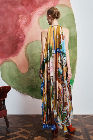 MLAK HALTER GOWN