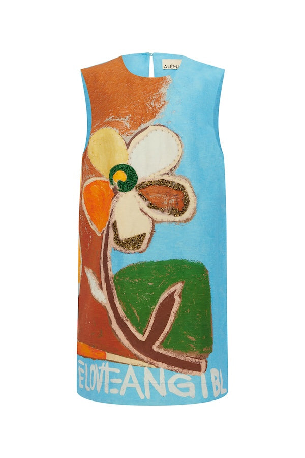 LENNY EMBELLISHED MINI DRESS