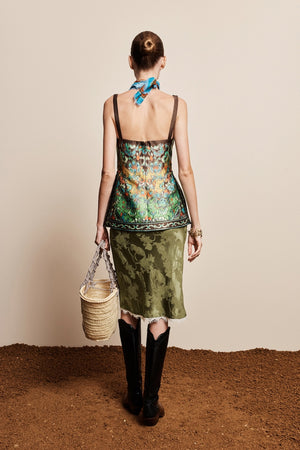 WINIFRED BIAS SLIP SKIRT