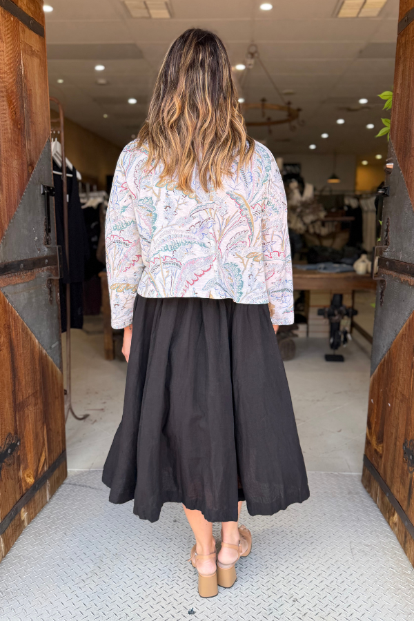 CROP T-SHIRT LONG SLEEVE - FERN