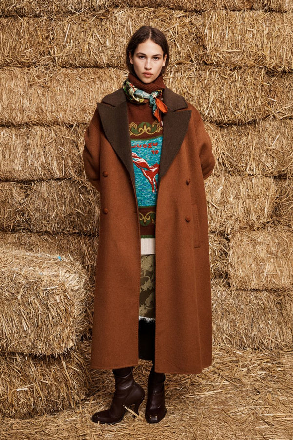 SABLE APPLIQUE COAT