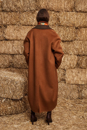 SABLE APPLIQUE COAT
