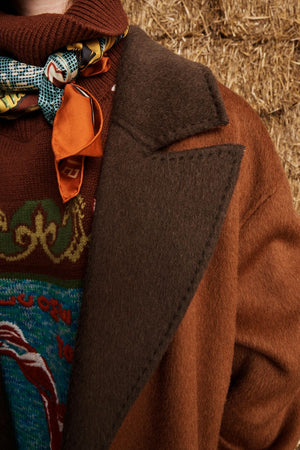 SABLE APPLIQUE COAT