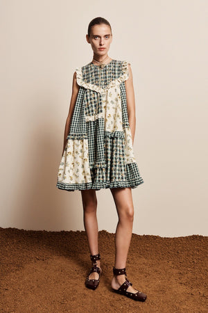 OUTRIDER SEERSUCKER MINI DRESS