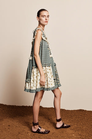 OUTRIDER SEERSUCKER MINI DRESS