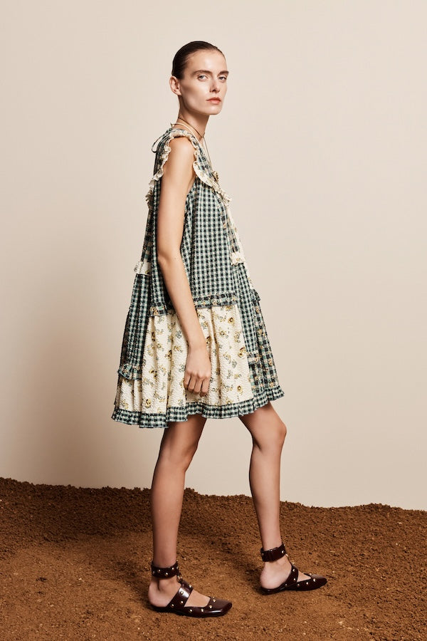 OUTRIDER SEERSUCKER MINI DRESS