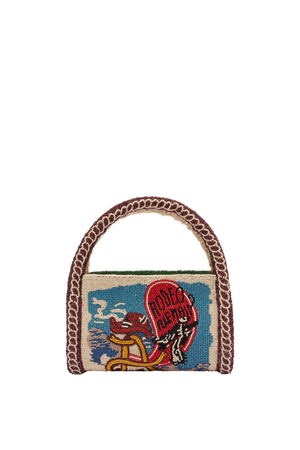 ACE BEADED BARREL BAG