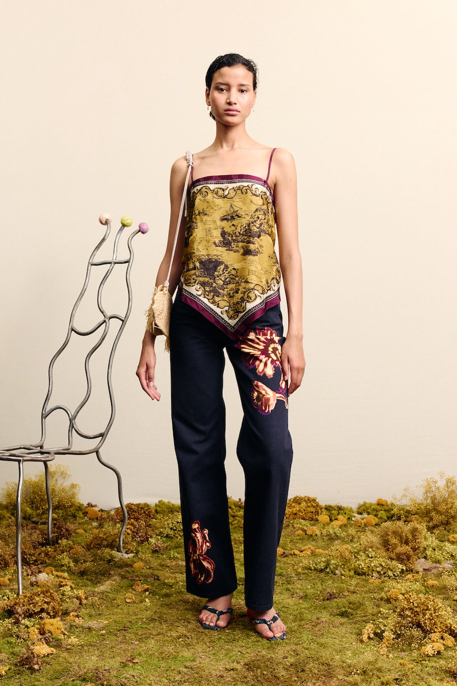 MARTOS SCARF TOP