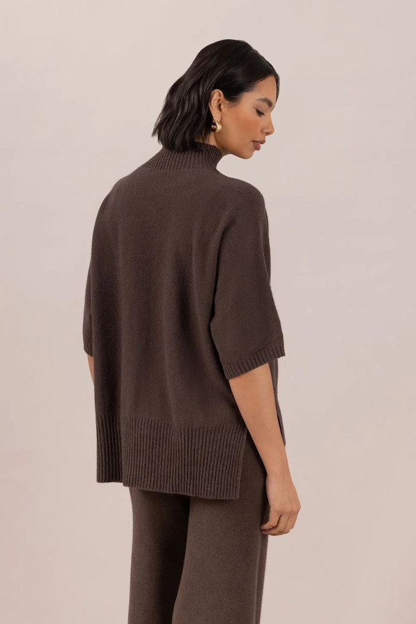 ANNIE SWEATER - DARK ESPRESSO