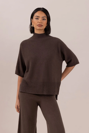 ANNIE SWEATER - DARK ESPRESSO