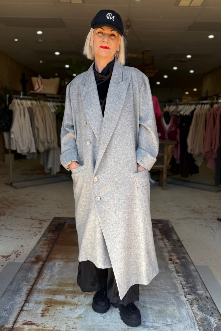 VIENTO COAT - CLOUDY GRAY