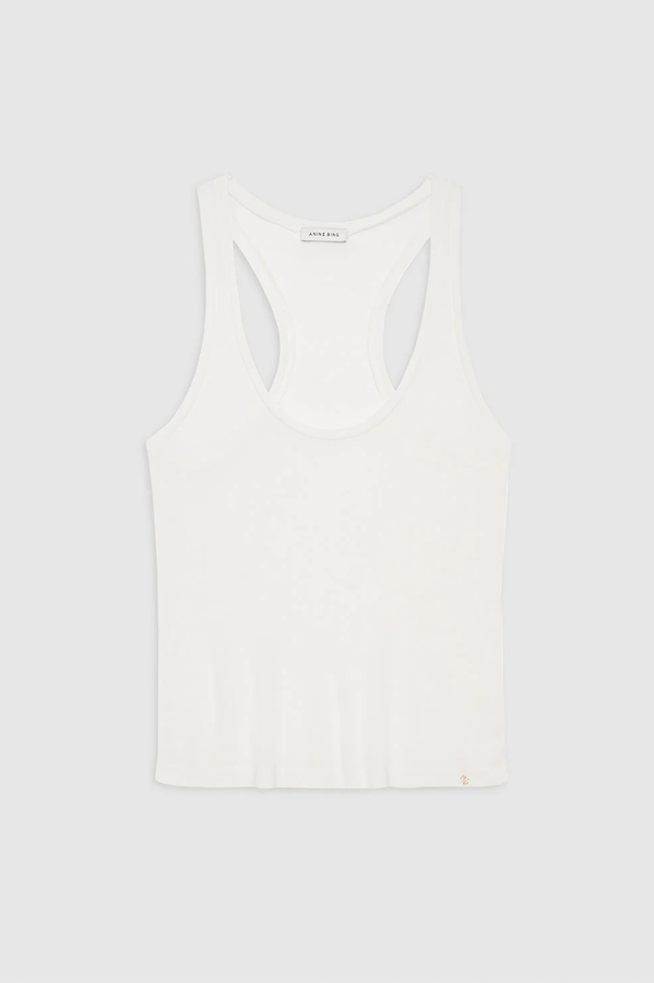 DALE TANK - OFF WHITE CASHMERE BLEND