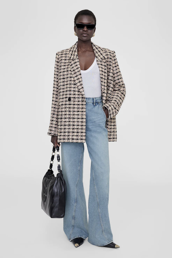 DIANA BLAZER - APRICOT TWEED
