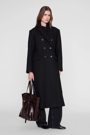 ELLY TOTE EMBOSSED - DARK BROWN