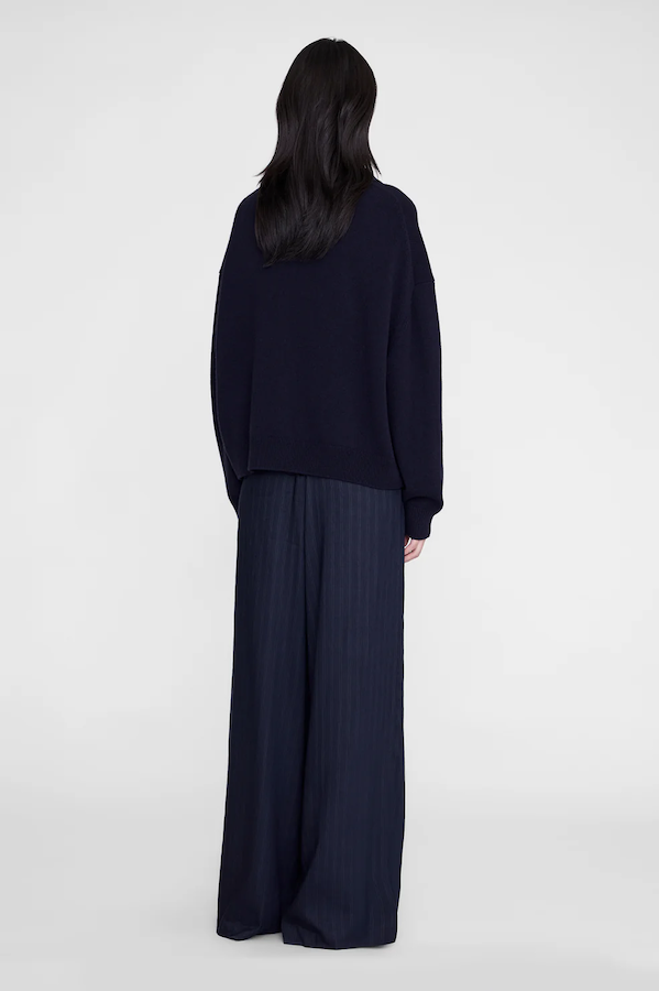 LEE POLO SWEATER - NAVY