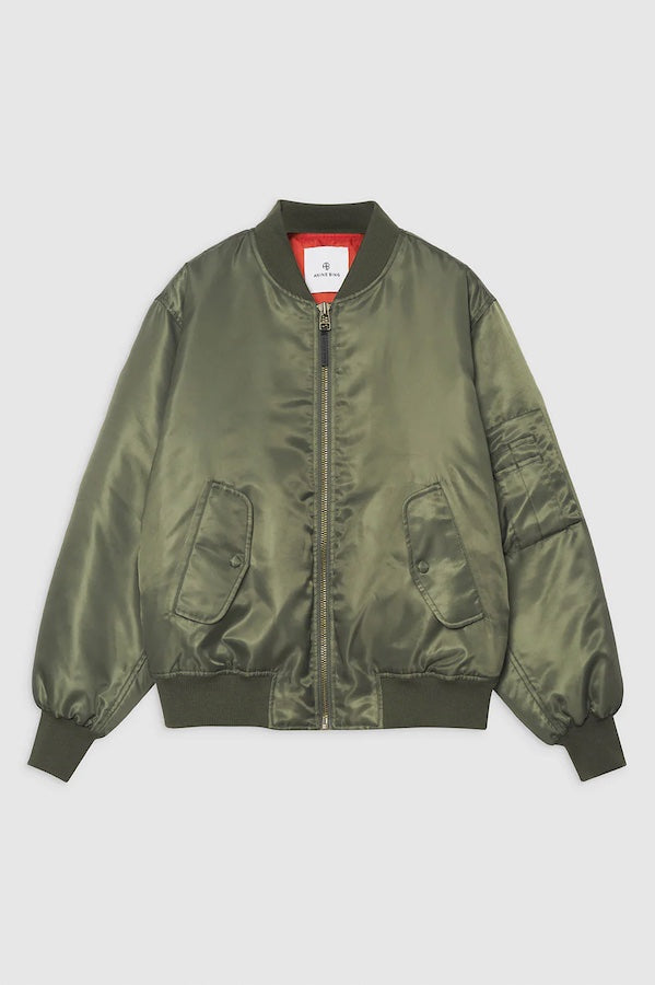 LEON BOMBER - ARMY GREEN