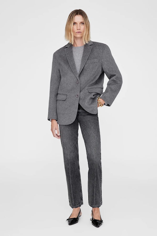 QUINN BLAZER - HEATHER GREY