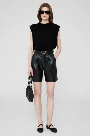 SMALL SIGNATURE LINK BELT - BLACK WITH GOLD