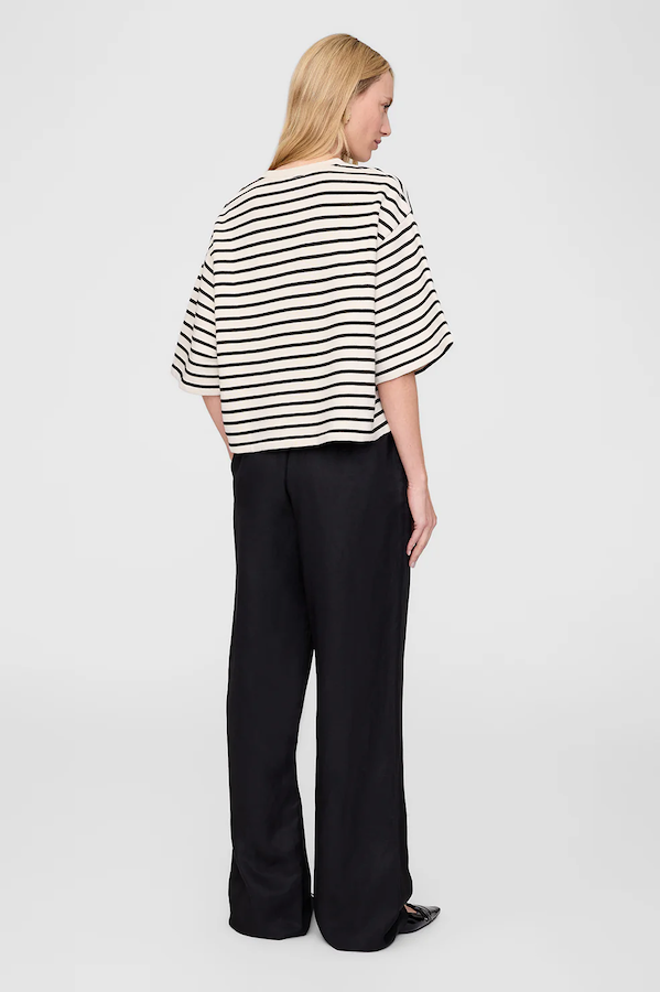 SOTO PANT - BLACK LINEN BLEND