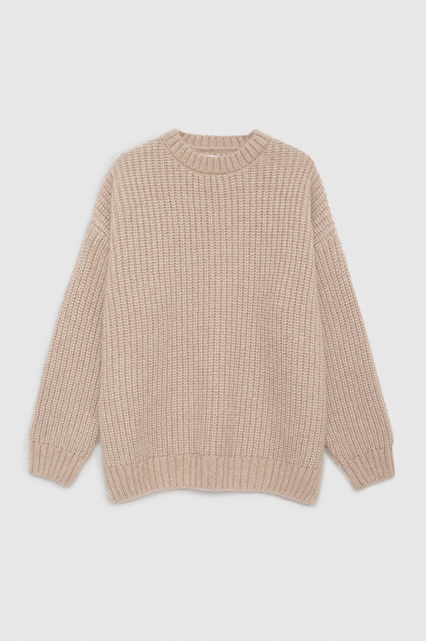 SYDNEY CREW SWEATER - CAMEL